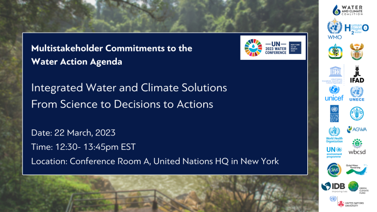 water action agenda commitments